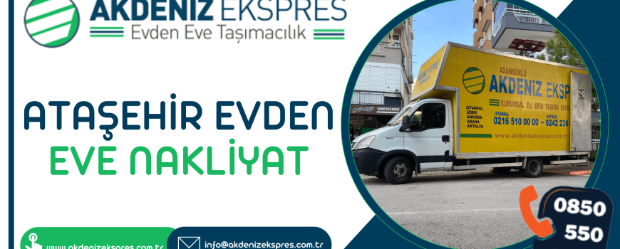 Ataşehir evden eve nakliyat