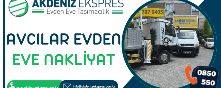 Avcılar evden eve nakliyat