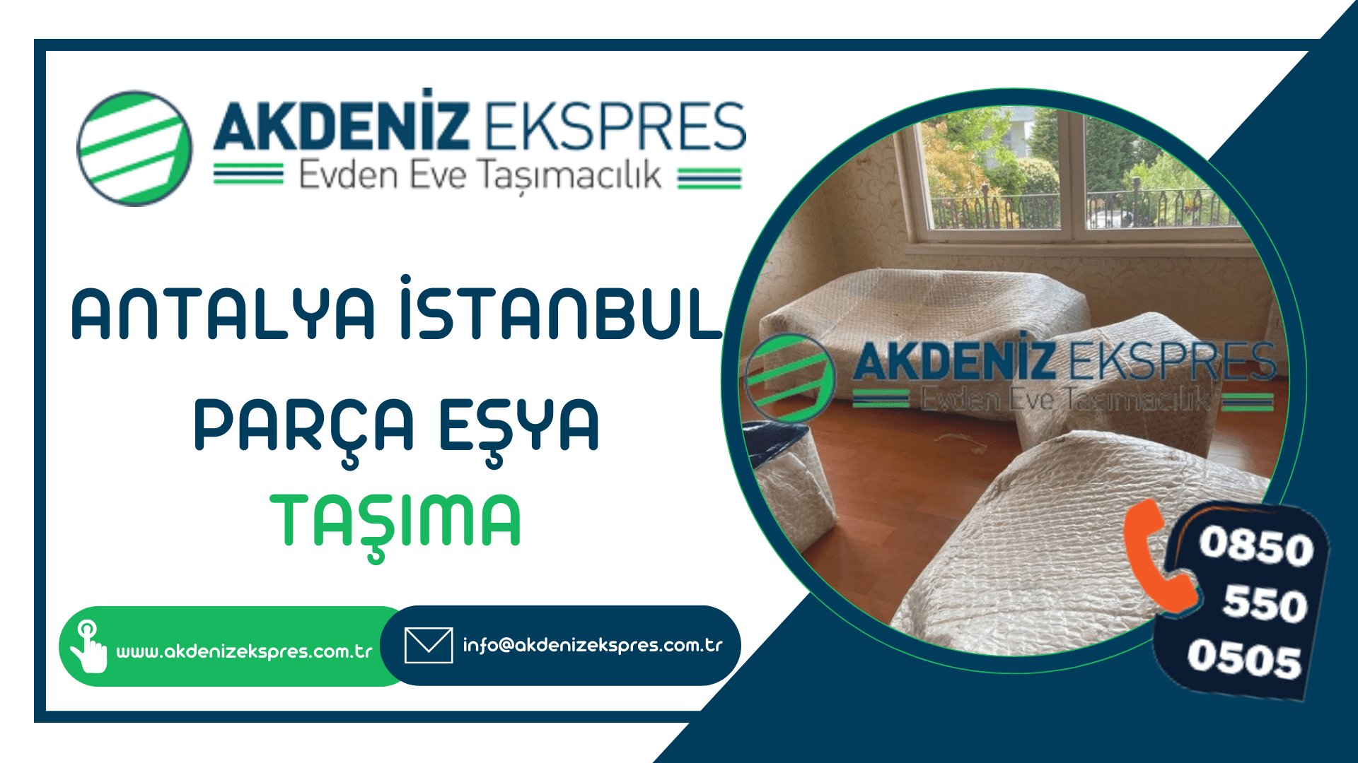 Antalya İstanbul parça eşya taşıma