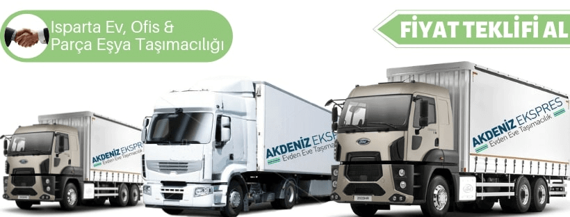 İstanbul Isparta evden eve nakliyat