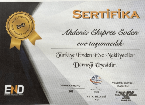 Akdeniz Ekspres END Sertifika