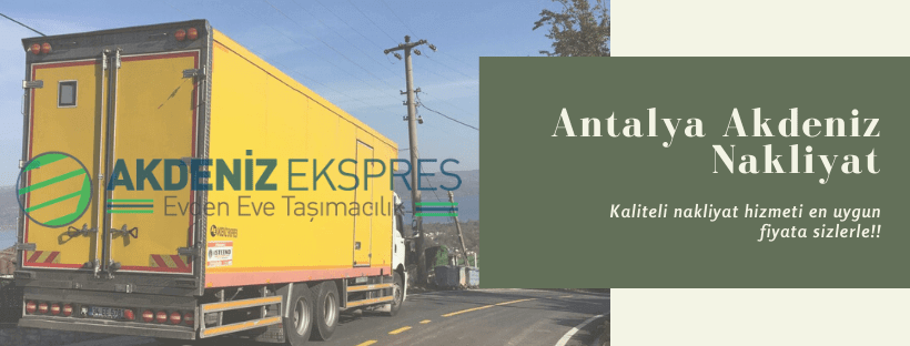 Antalya Akdeniz nakliye