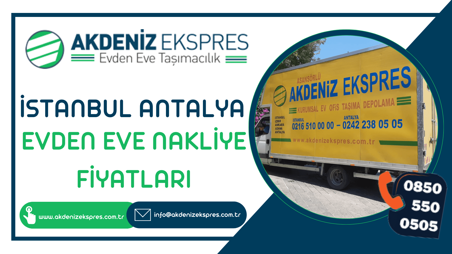 İstanbul Antalya evden eve nakliye fiyatları